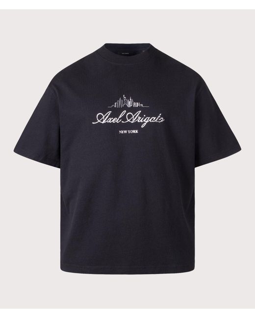Axel Arigato Blue Oversized Fit Nyc Sky T-Shirt for men