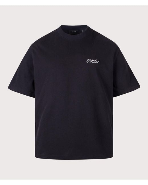Axel Arigato Blue Oversized Fit Trace T-Shirt for men