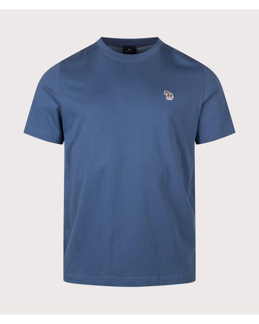 Paul Smith Blue Regular Fit Zebra T-Shirt for men