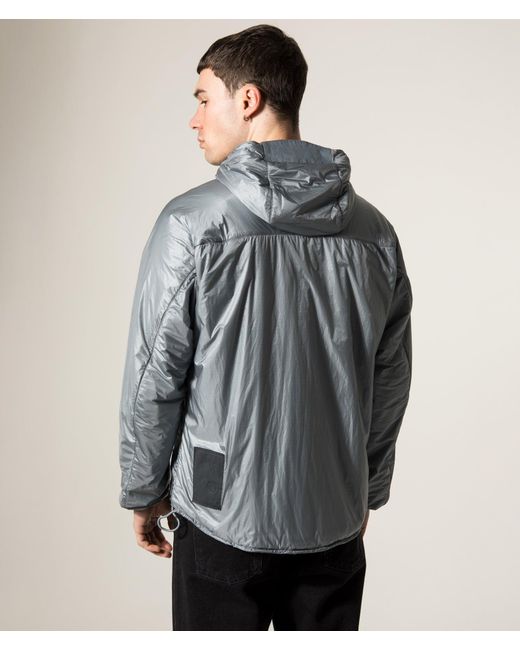 C P Company Blue Piece Dyed Ripstop Primaloft Mid Layer Jacket for men