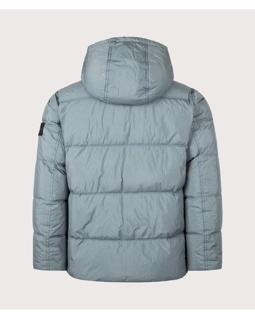 Stone Island Blue Crinkle Reps Ny Puffer Jacket for men