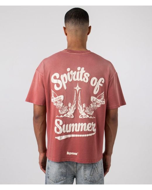 Represent Red Spirits Of Summer T-shirt for men