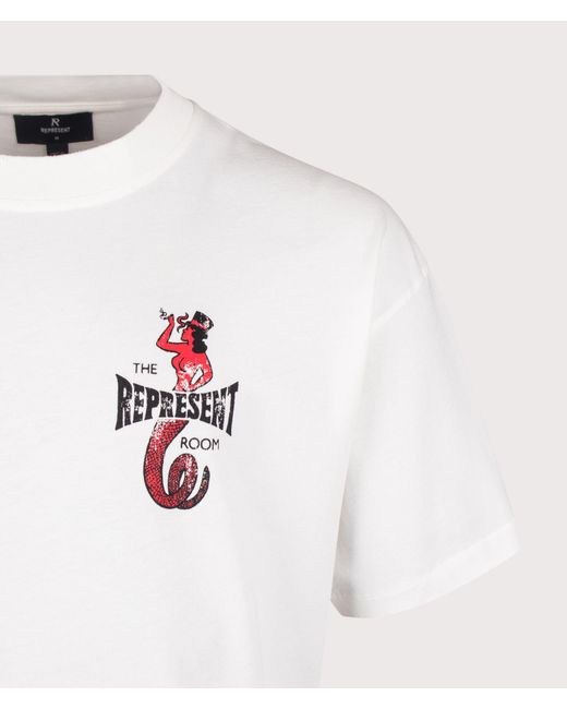 Represent White X The Viper Room Dice T-Shirt for men