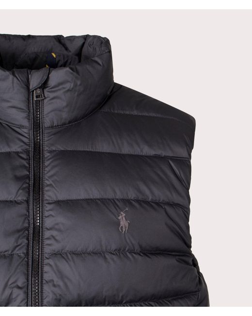 Polo Ralph Lauren Blue Colden Packable Matte Vest for men
