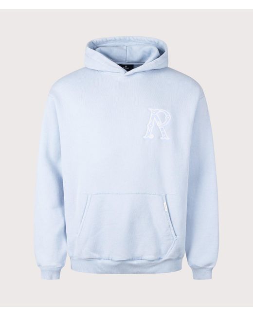 Represent Blue Western Initial Hoodie for men