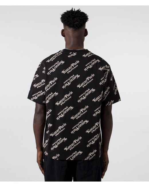 KENZO Black By Verdy Oversized T-shirt for men