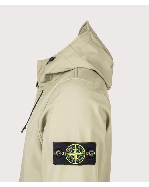 Stone Island Natural Soft Shell-R_E Dye Technology Jacket for men
