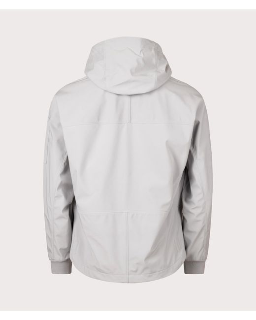 C P Company Gray Shell-r Hooded Jacket for men