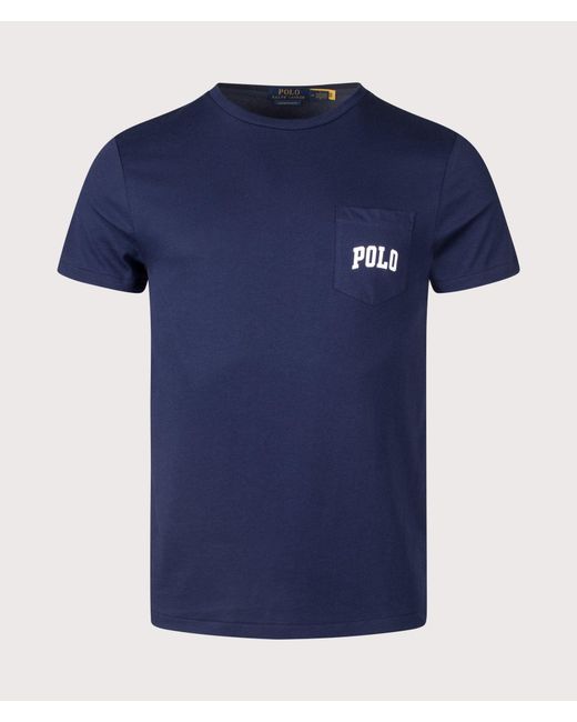 Polo Ralph Lauren Blue Custom Slim Fit Polo Bear Jersey T-Shirt for men