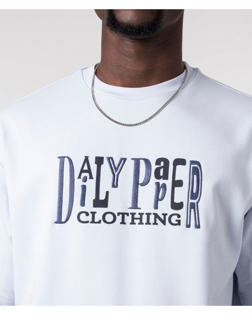 Daily Paper White United Type Boxy T-shirt for men