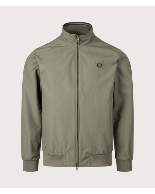Fred Perry Green Brentham Jacket for men
