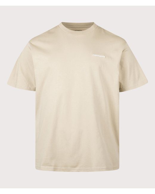 Carhartt Natural Loose Fit Script Embroidery T-Shirt for men