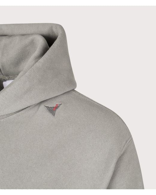 Roa Gray Logo Hoodie for men