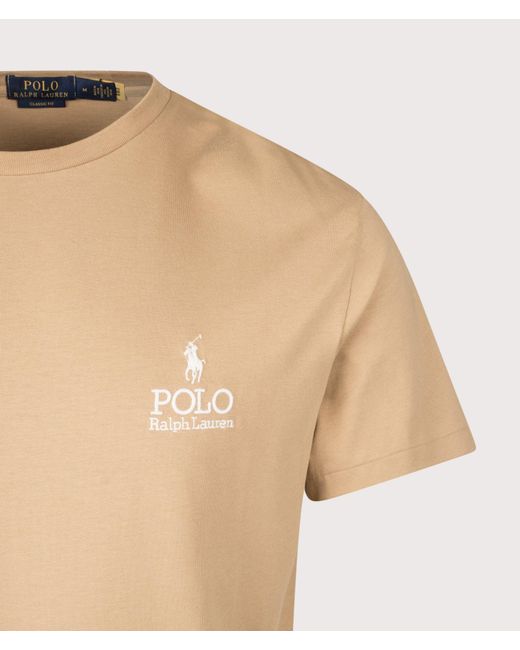 Polo Ralph Lauren Natural Classic Fit Logo T-Shirt for men