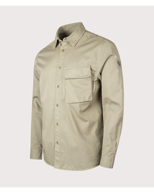 Belstaff Natural Reg Fit Scale Shirt for men