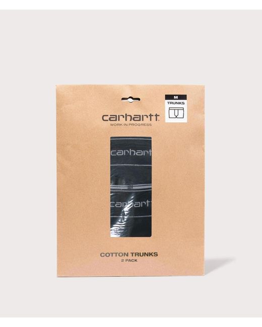 Carhartt Black 2 Pack Cotton Trunks for men