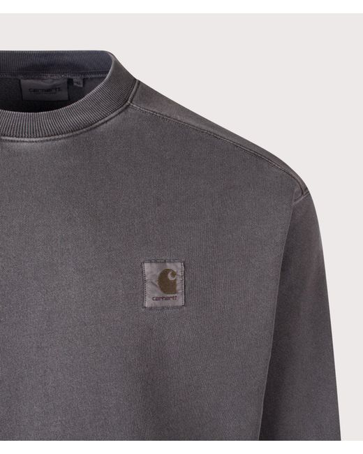 Carhartt Gray Balloon Fit Nelson Sweatshirt for men
