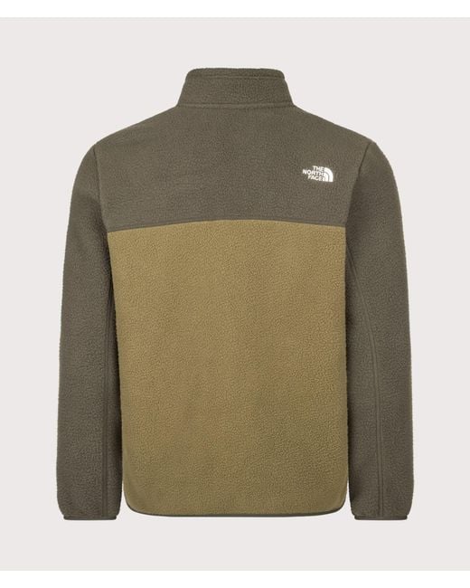 The North Face Green Regular Fit Yumiori Zip Through Fleece for men