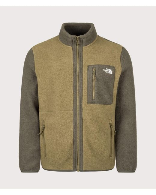 The North Face Green Regular Fit Yumiori Zip Through Fleece for men