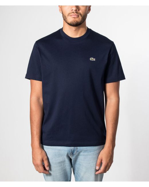Lacoste Blue Cotton T-Shirt for men