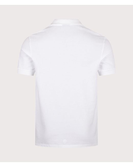 Paul Smith White Regular Fit Zebra Logo Polo Shirt for men