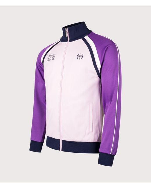 Sergio Tacchini Purple Ghibli Davis Track Top for men