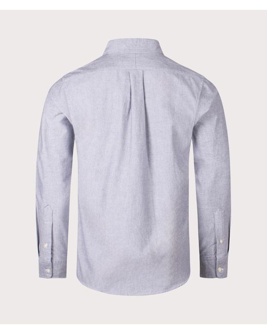 Polo Ralph Lauren Blue Custom Fit Lightweight Oxford Shirt for men