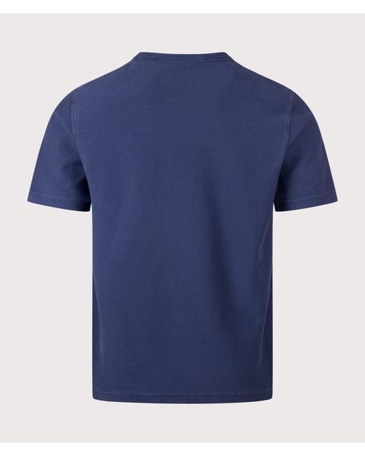 Norse Projects Blue Relaxed Fit Elmelunde Organic Cotton Gmd T-Shirt for men