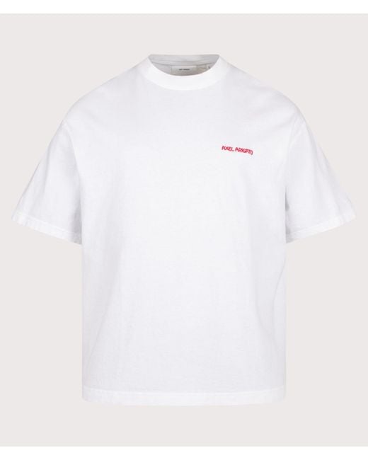 Axel Arigato White Oversized Fit Curb T-Shirt for men