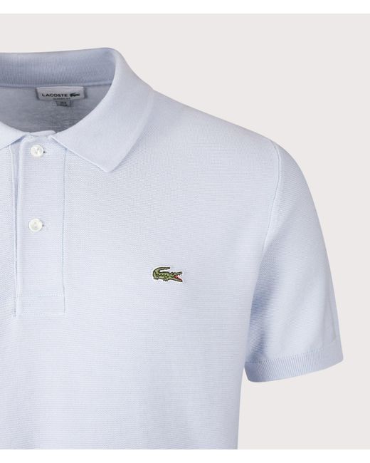 Lacoste Blue Classic Fit Knitted Polo Shirt for men
