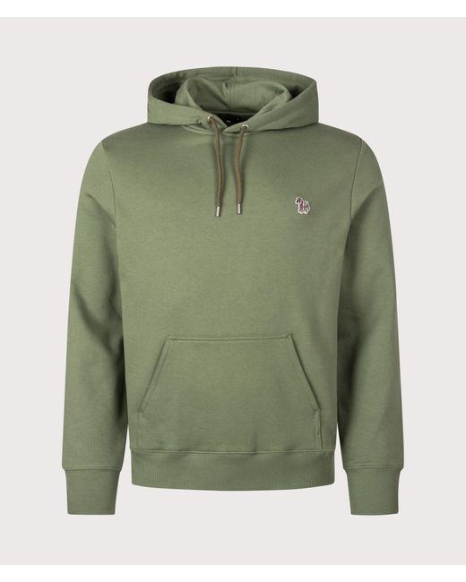 Paul Smith Green Regular Fit Zebra Logo Hoodie for men