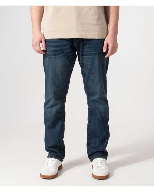 Polo Ralph Lauren Blue Relaxed Fit Straight Leg Hampton Jeans for men