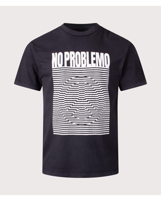 No Problemo Blue Cnd Wave T-Shirt for men