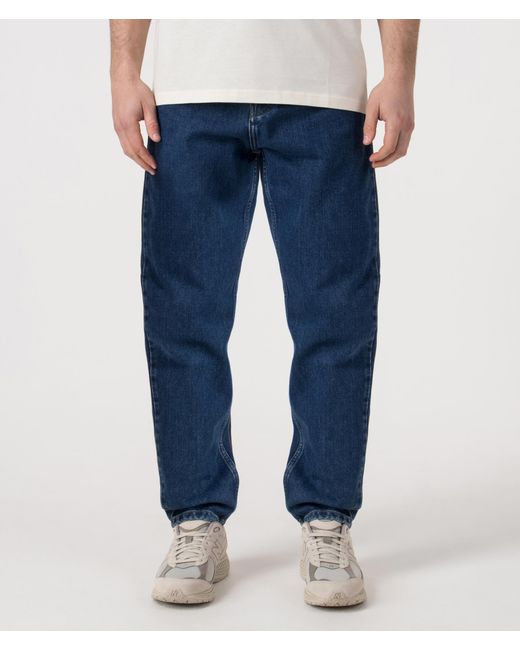 Carhartt Blue Relaxed Fit Newel Jeans for men