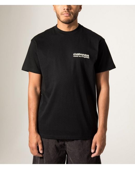 Carhartt Black Loose Fit Cubist T-Shirt for men