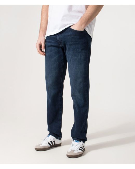 Boss Blue Regular Fit Re.maine Bc-c Jeans for men