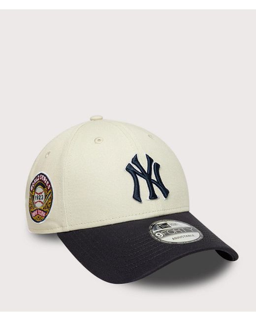 KTZ Black New York Yankees Mlb World Series Patch 9Forty Adjustable Cap for men