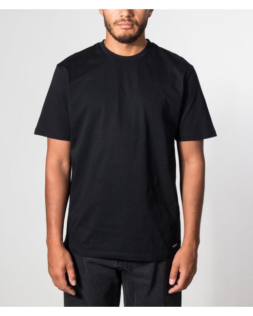 Carhartt Black Regular Fit 2 Pack Crew Neck T-Shirt for men