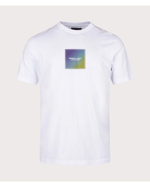 Marshall Artist White Linear Box T-shirt for men
