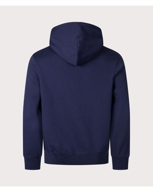 Polo Ralph Lauren Polo Bear Fleece Lined Hoodie in Blue for Men Lyst UK