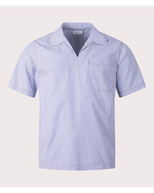 Universal Works Blue Overhead Shirt for men