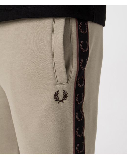 Fred Perry Natural Taped Sweat Shorts for men