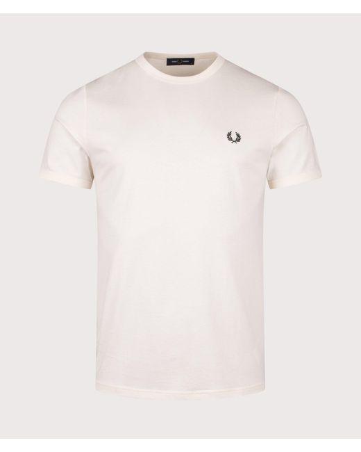 Fred Perry Natural Regular Fit Ringer T-Shirt for men
