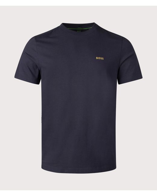 Boss Blue Regular Fit Crew Neck Tee T-Shirt for men