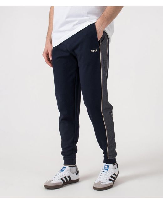 Boss Blue Tracksuit Pants for men