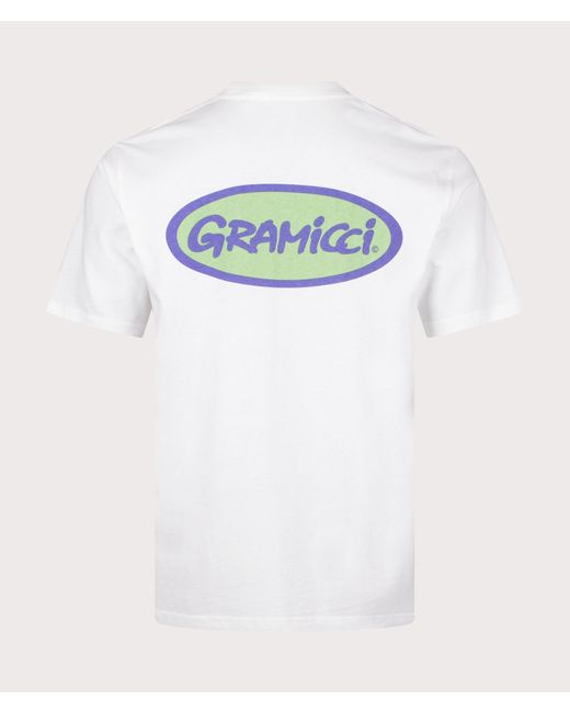 Gramicci Blue Oval T-shirt for men