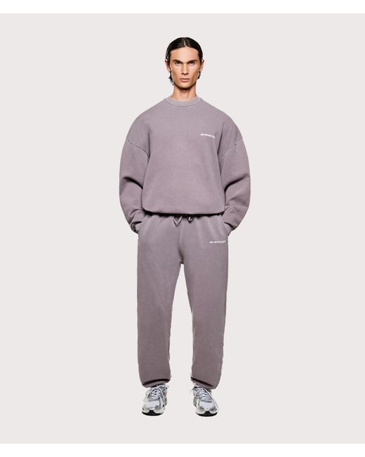 MKI Miyuki-Zoku Purple Oversized Uniform Crewneck Sweatshirt for men