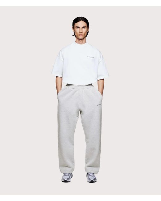 MKI Miyuki-Zoku Gray Open Hem Uniform Wide Leg Joggers for men