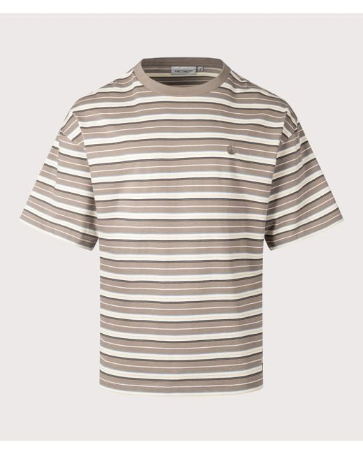 Carhartt White Relaxed Fit Nathan T-Shirt for men