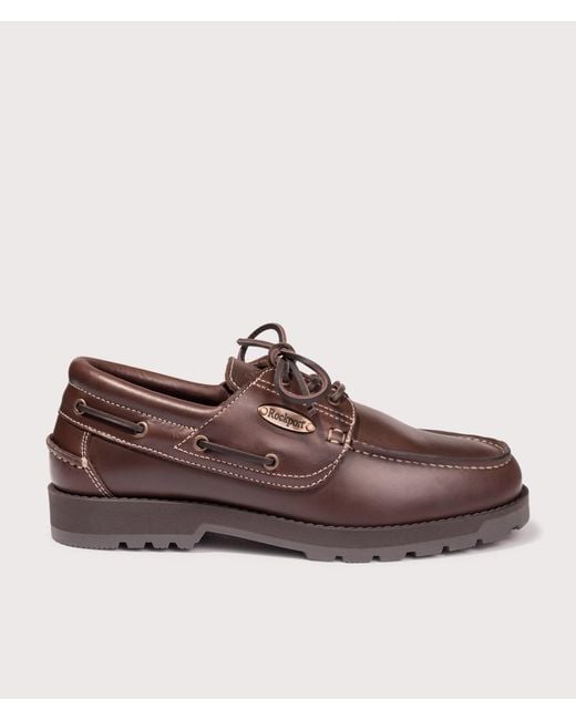 Rockport Brown Country Boat Shoes for men